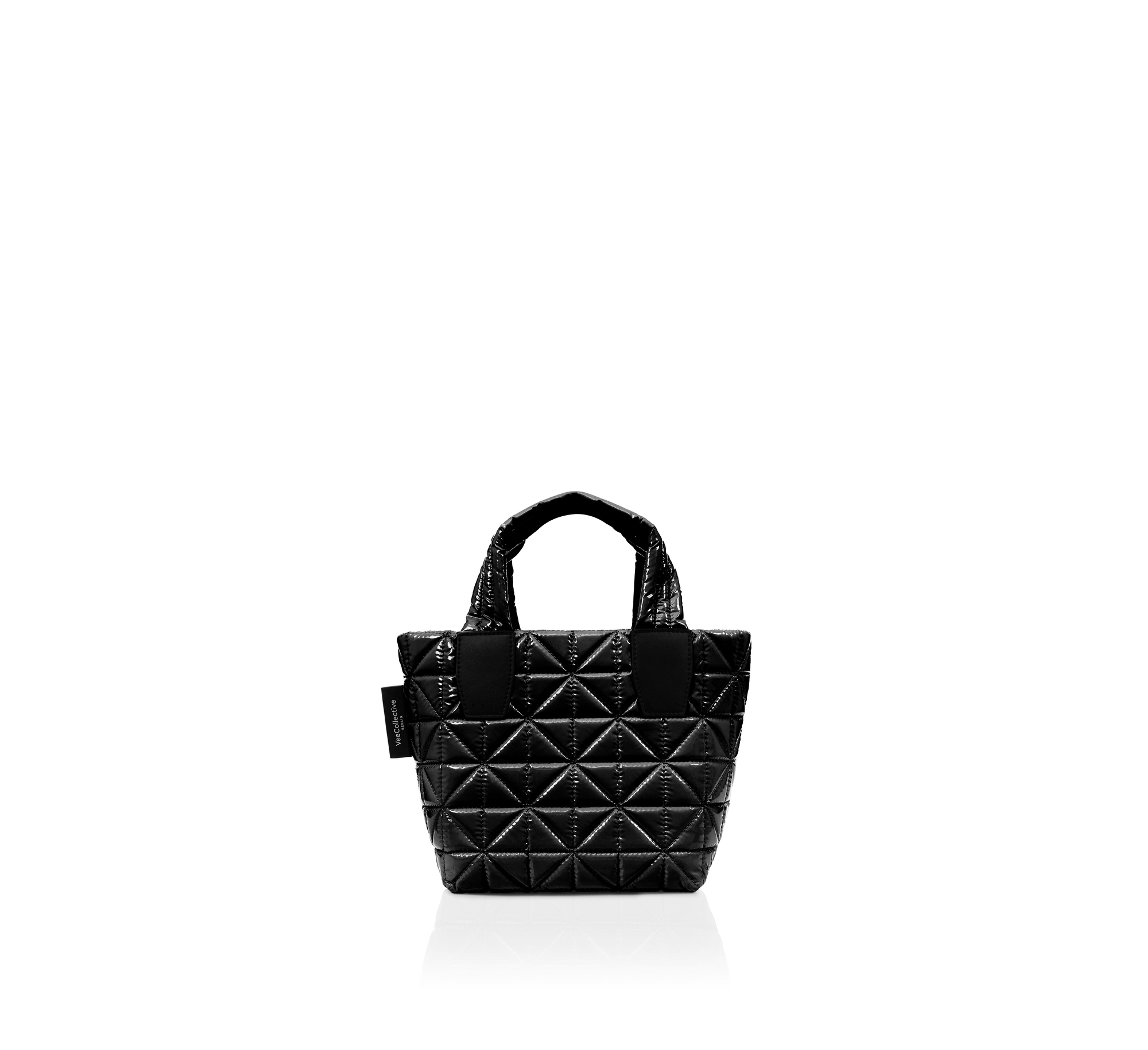 Vee Collective Vee Tote Mini Black Vinyl