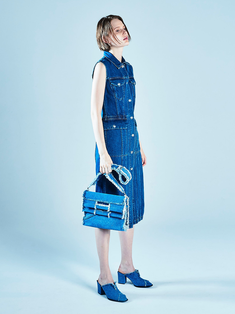 サムネイル： Slit Mule <Blue>