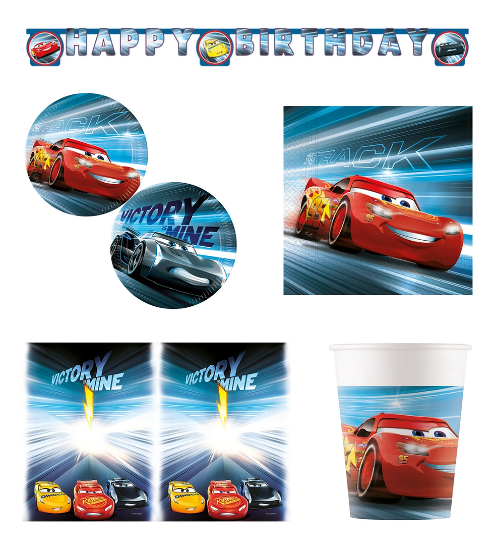 Disney Cars Party Bundle (For 16)