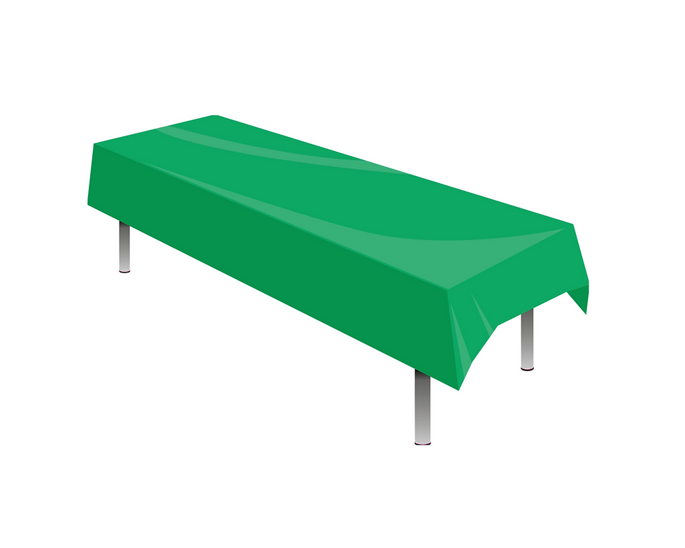 Emerald Green Party Tablecover (1 Pack)