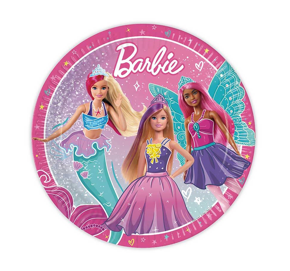 Barbie Party Plates (8 Pack)