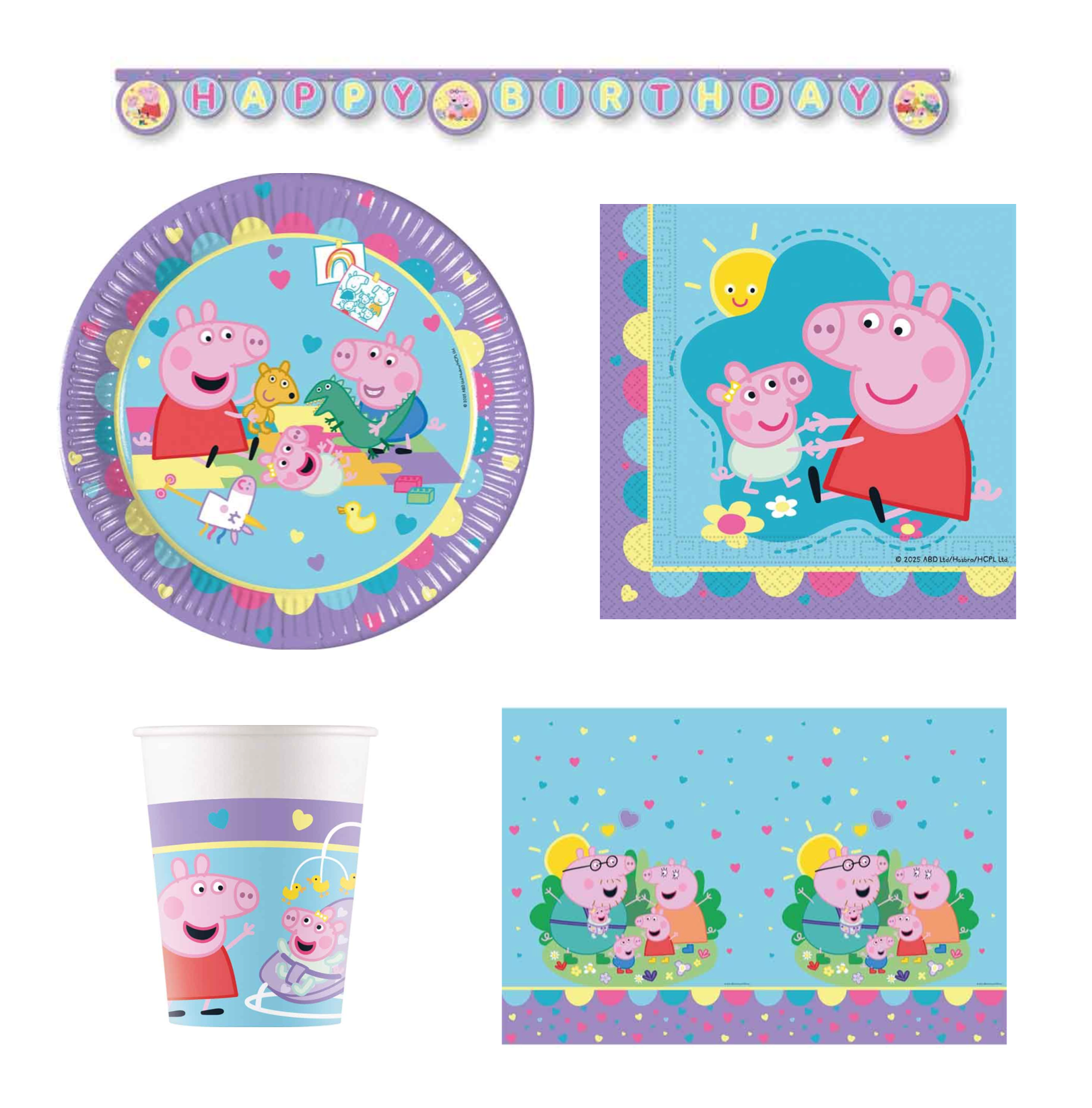 Peppa Pig Party Bundle (For 16)