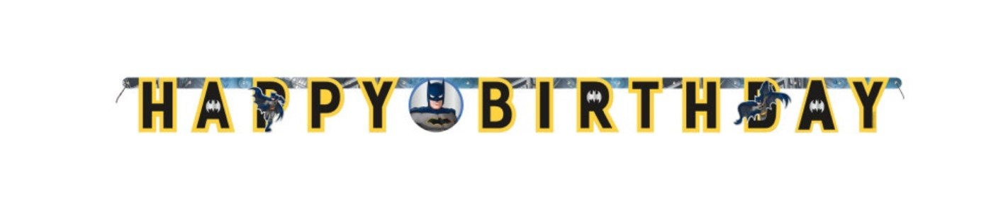 Batman Birthday Banner (1 Pack)