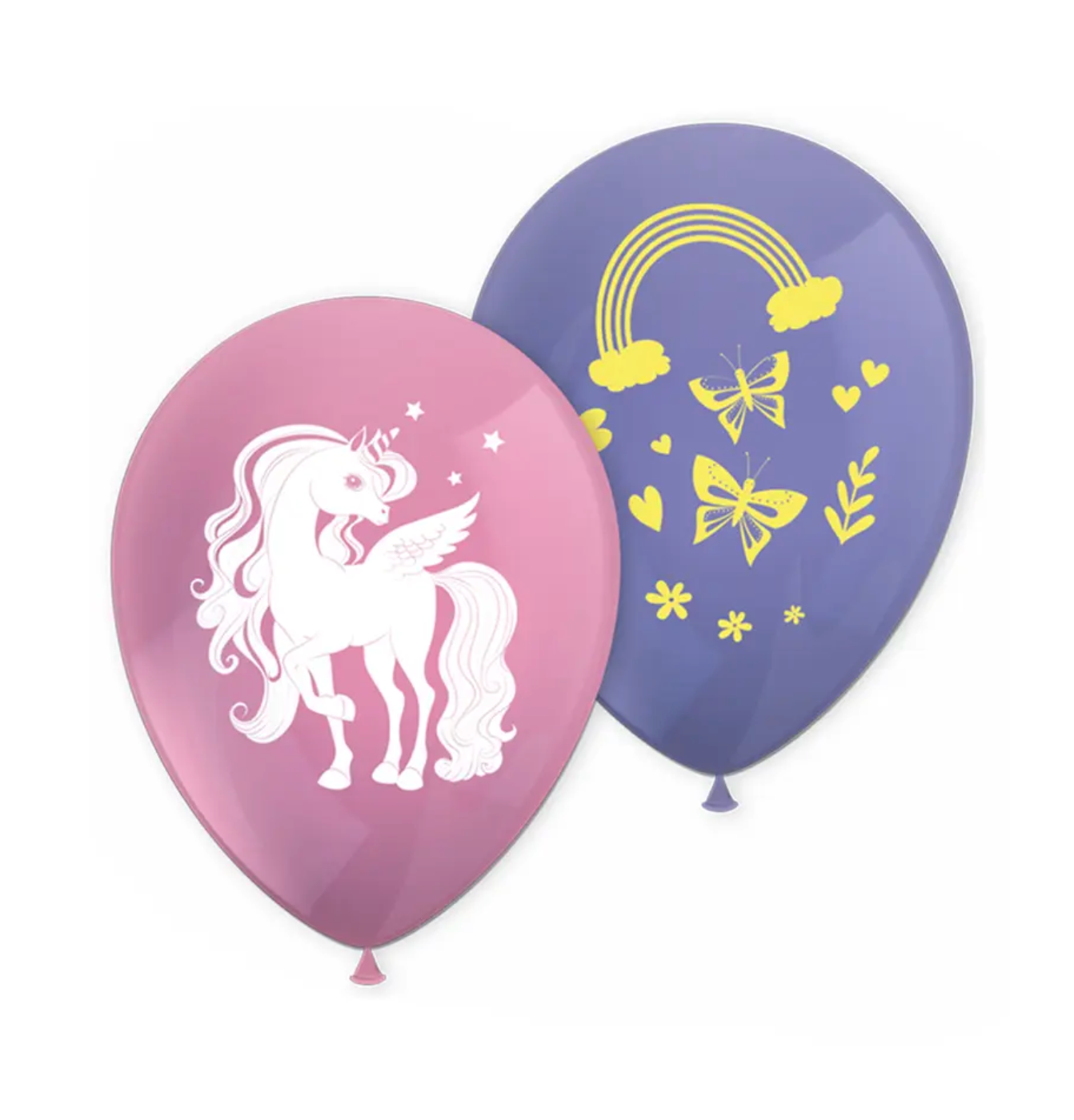 Unicorn Rainbow Balloons (8 Pack)