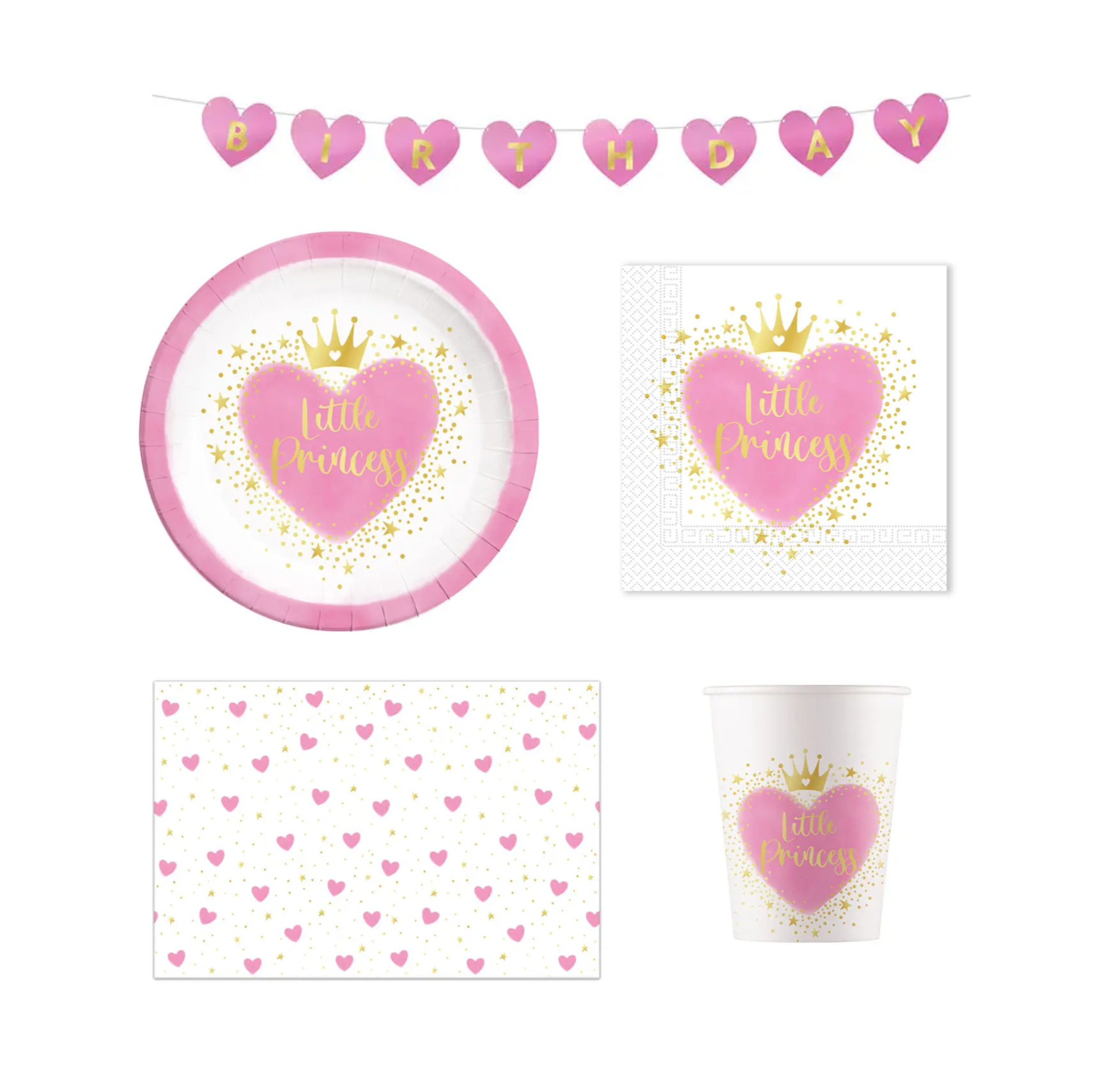 Little Princess Party Bundle (For 16)