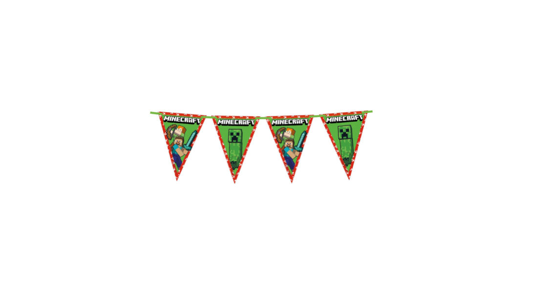Minecraft Party Bunting (1 Pack)