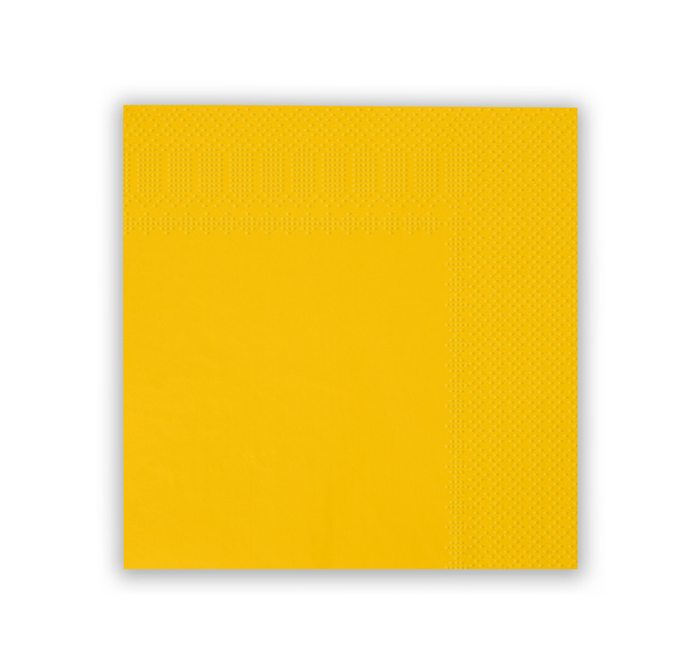 Yellow Party Napkins (16 Pack)