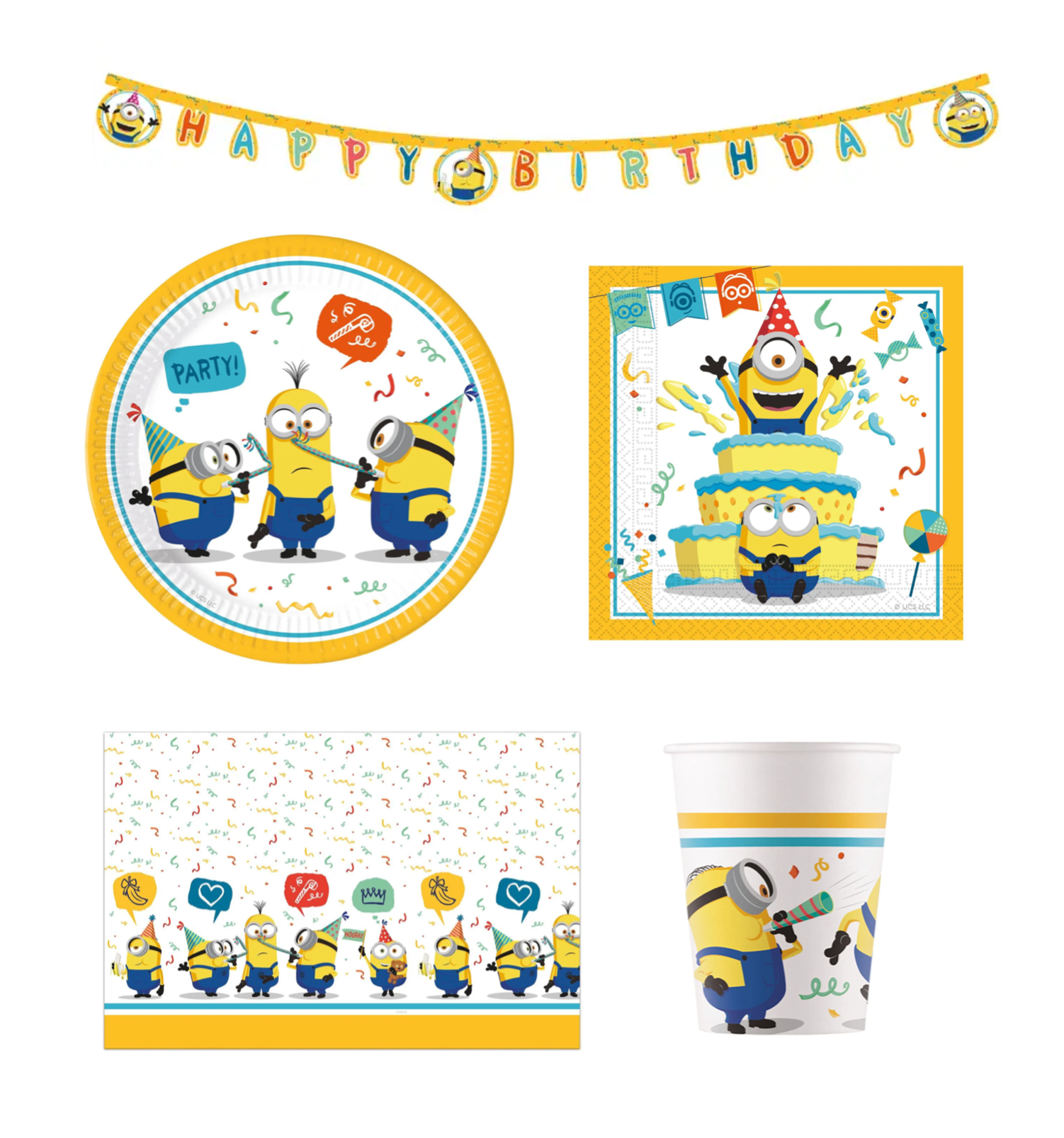 Minions Party Bundle (For 8)