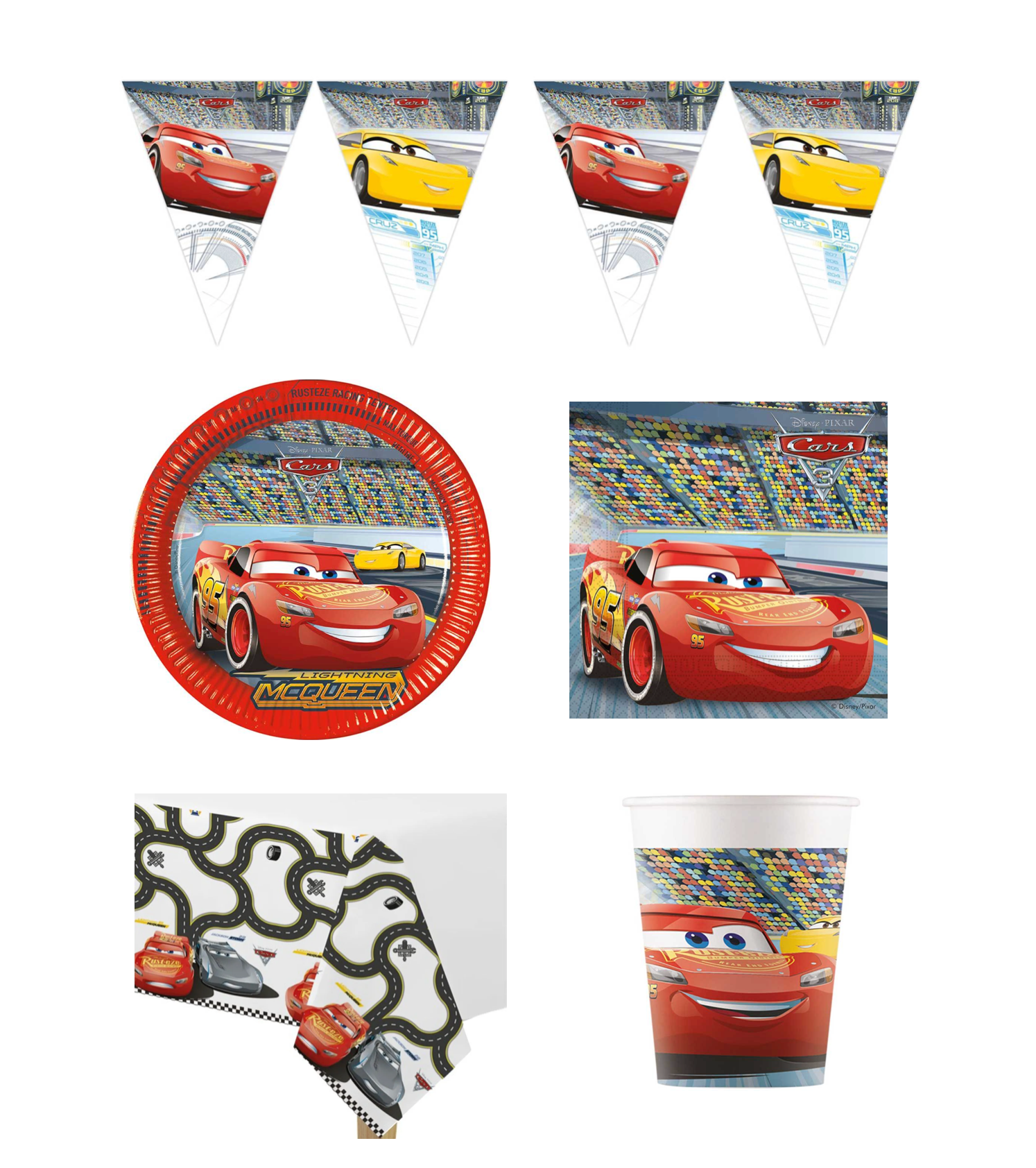 Disney Cars Party Bundle (For 8)