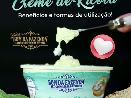 Creme de Ricota Bom da Fazenda faz bem.