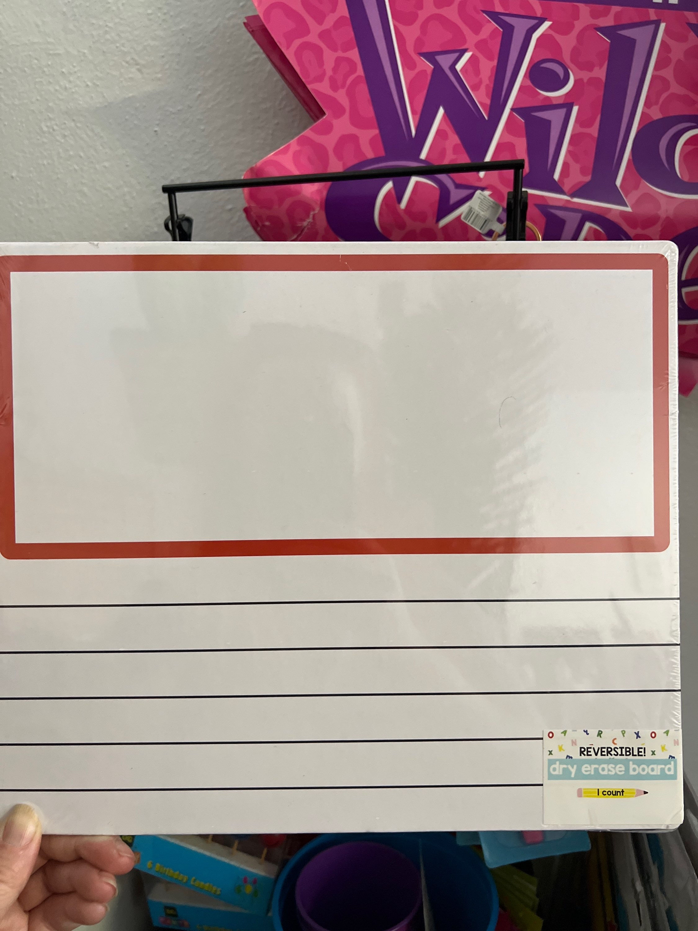 Dry erase board