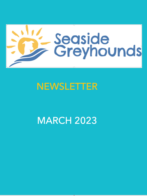 Seaside Greyhounds Newsletter - March 23