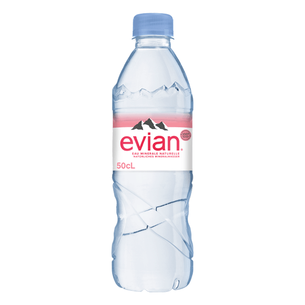 Eau Evian 50cLx6 main image 1