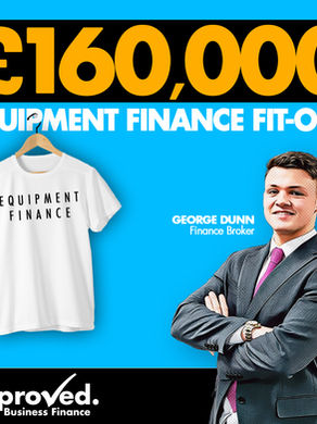 £160,000 EQUIPMENT FINANCE STORE FIT-OUT