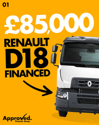 £85,000 RENAULT D18 FINANCED