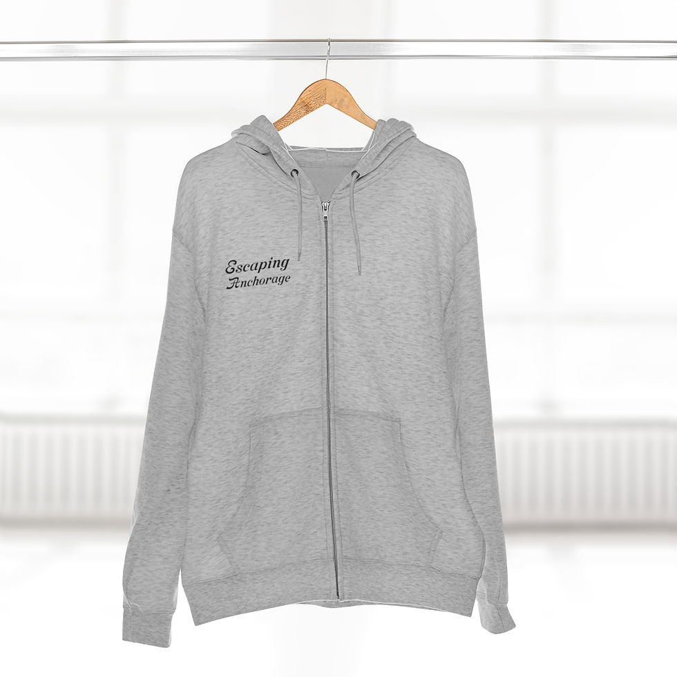 Thumbnail: Mountain Graphic Unisex Premium Full Zip Hoodie