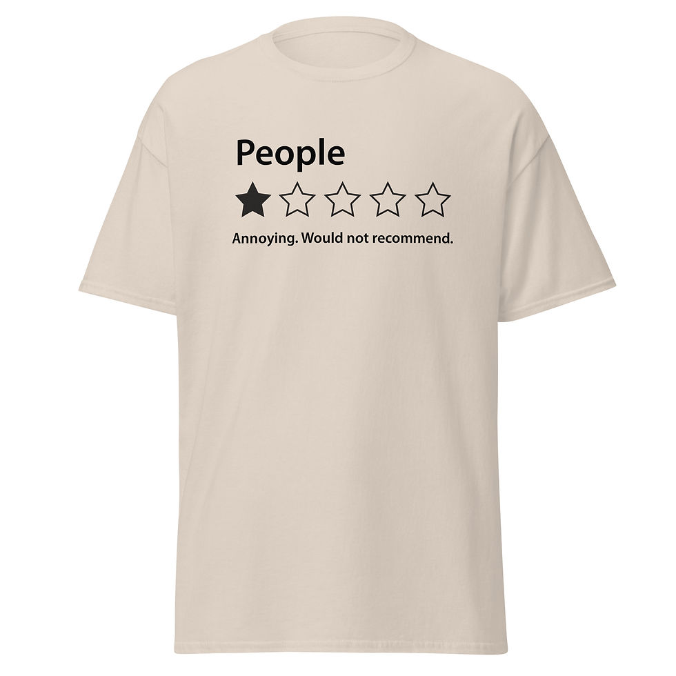 Thumbnail: Annoying People - light Unisex classic tee