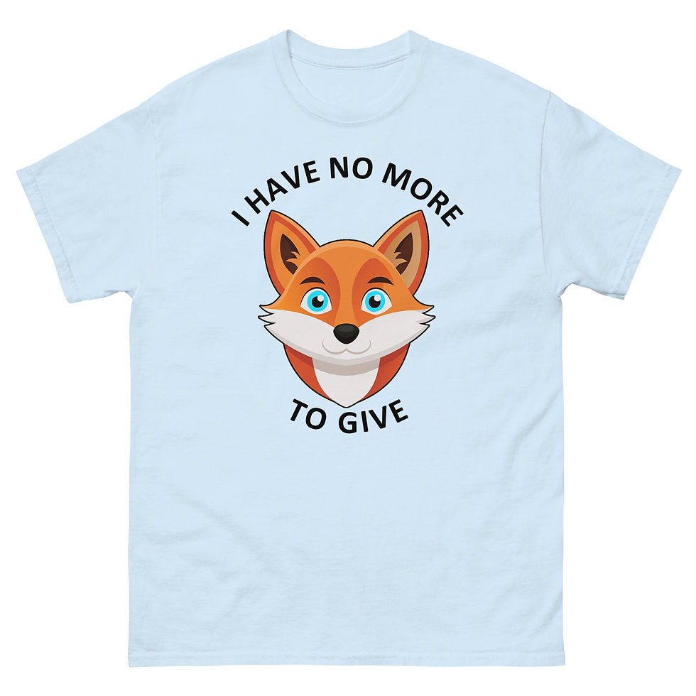 Thumbnail: No More Fox - Light Color Unisex classic tee