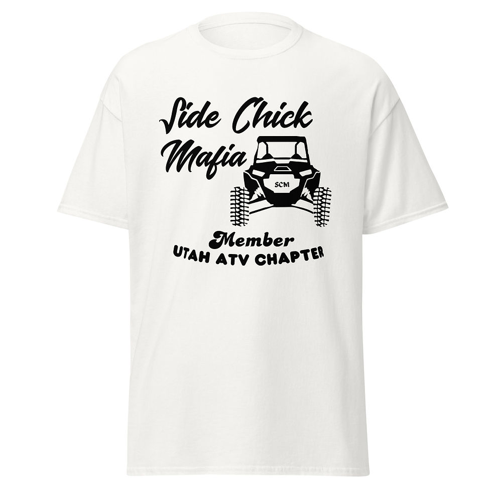 Thumbnail: Side Chick (Black) Unisex classic tee