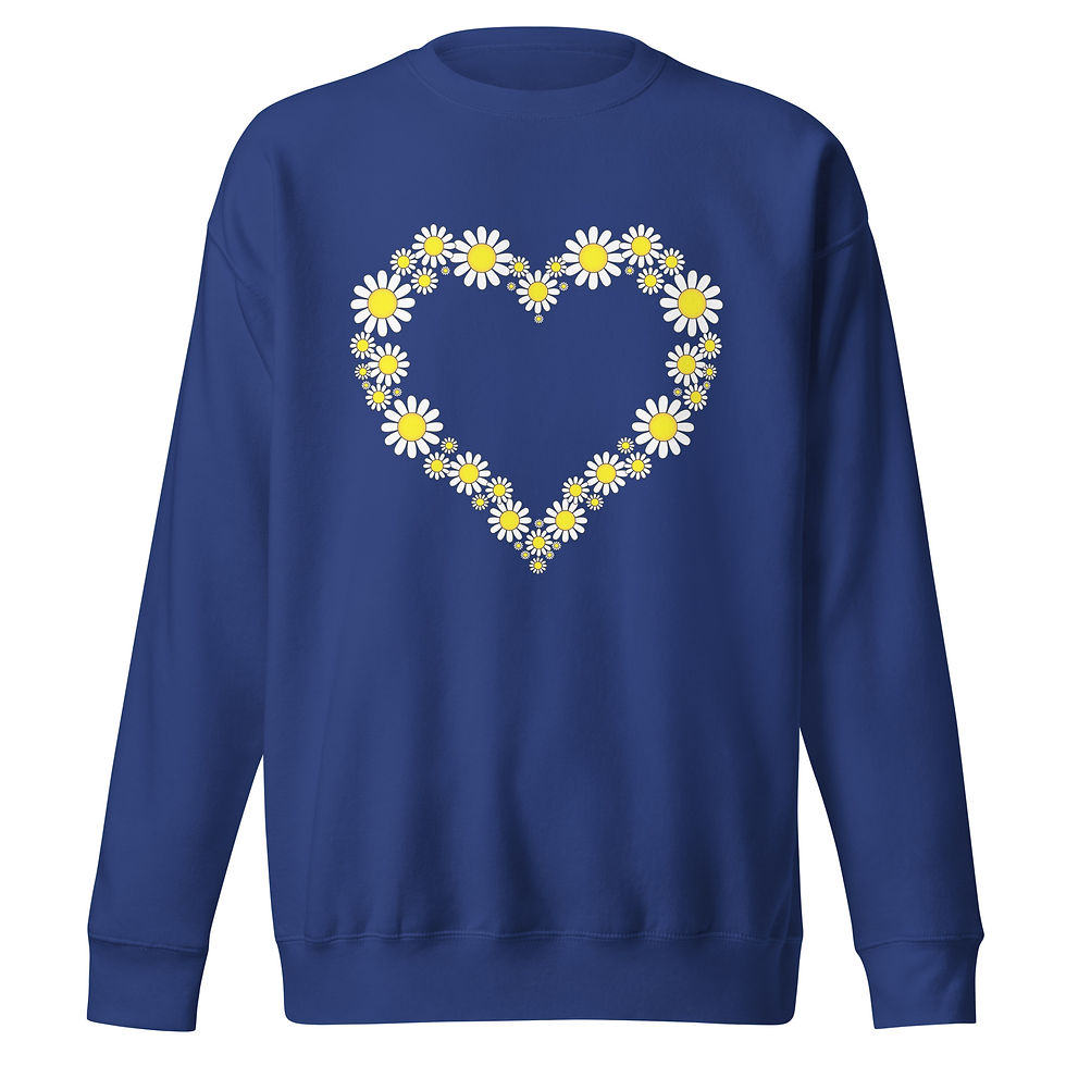 Thumbnail: HEART OF DAISIES - Unisex Premium Sweatshirt