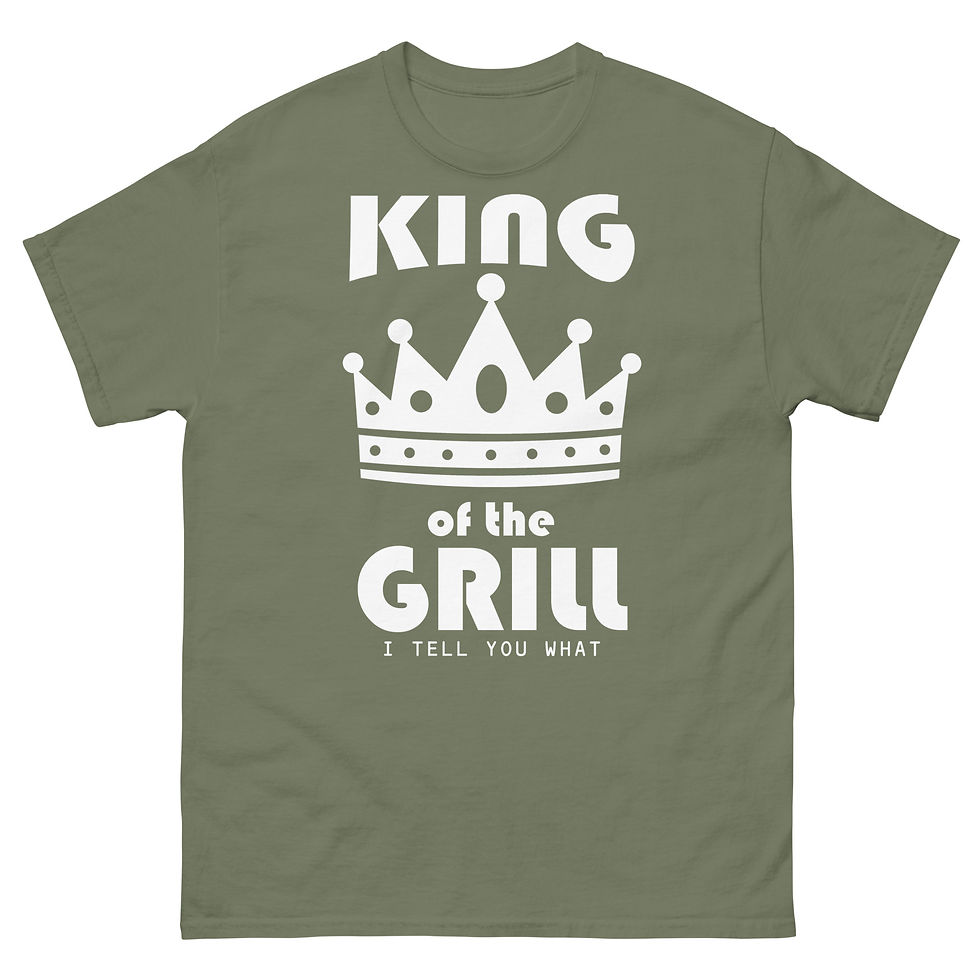 Thumbnail: King of the Grill - Dark colors Unisex classic tee