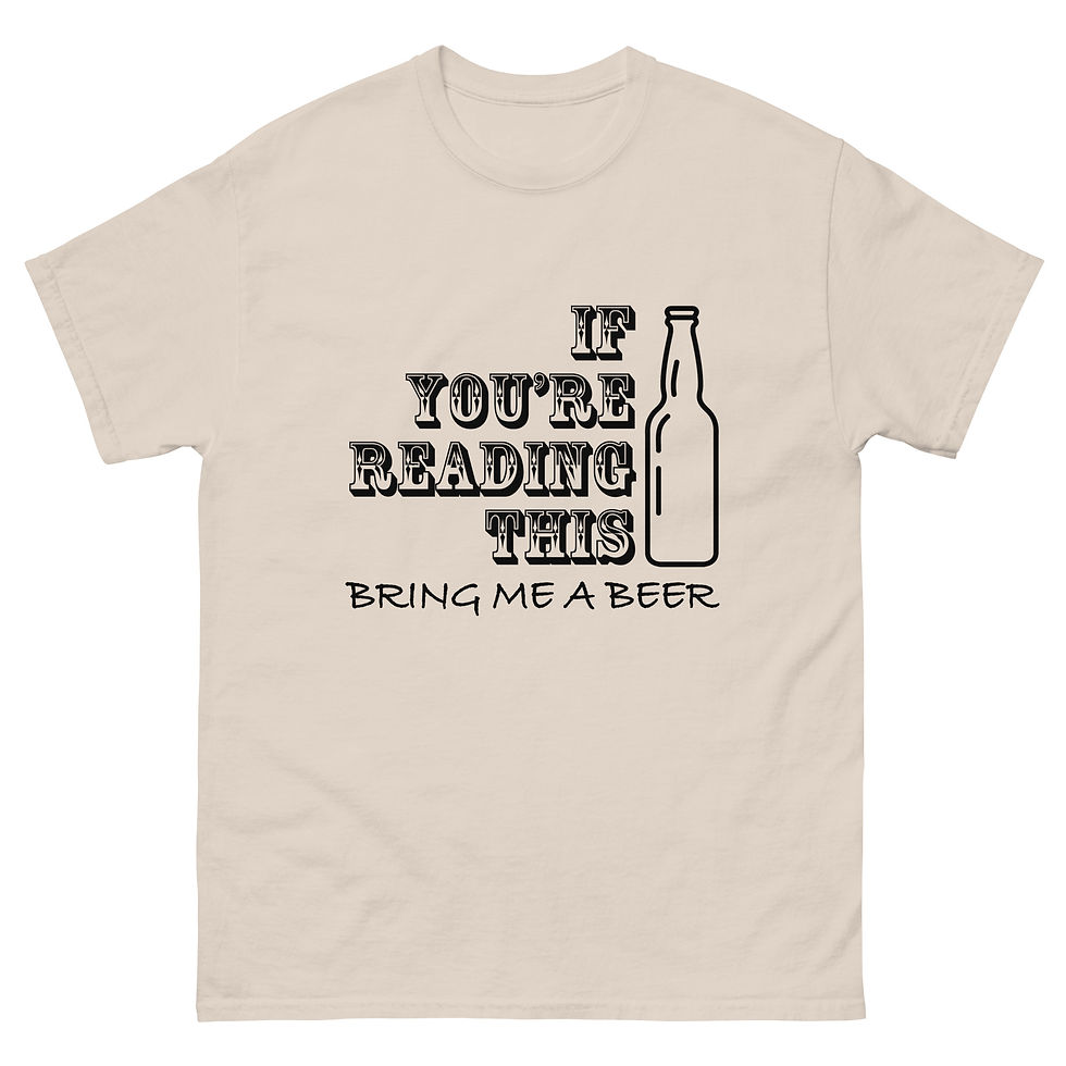 Thumbnail: Bring Beer Light Colors Unisex classic tee