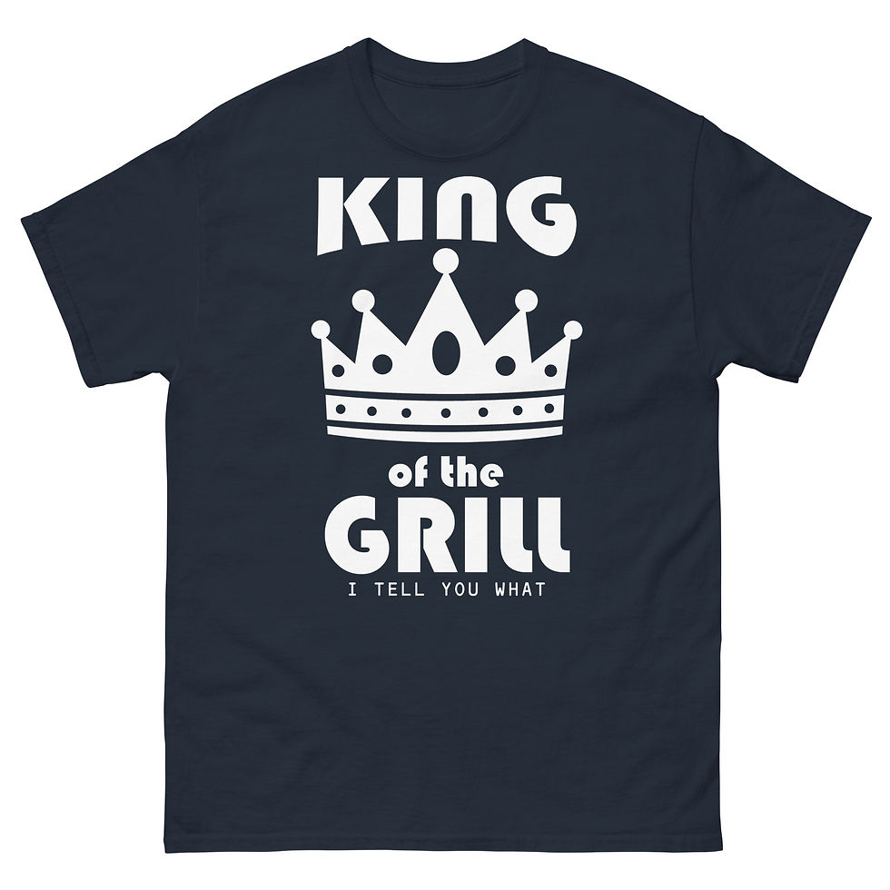 Thumbnail: King of the Grill - Dark colors Unisex classic tee
