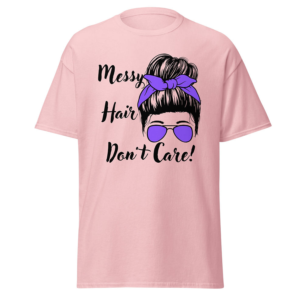 Thumbnail: Messy Hair Don't Care - Unisex classic tee