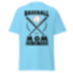 Thumbnail: Baseball Mom with bats on light Unisex classic tee