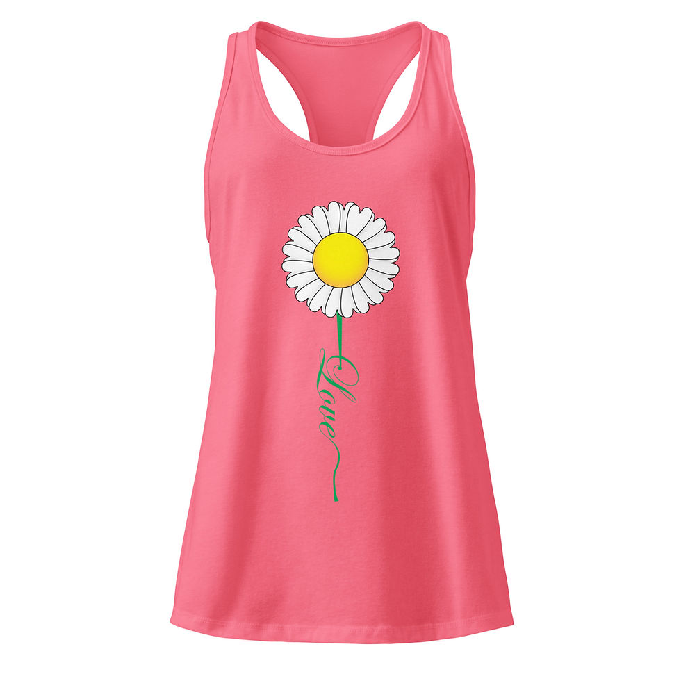 Thumbnail: DAISY LOVE - Women’s fitted racerback tank top