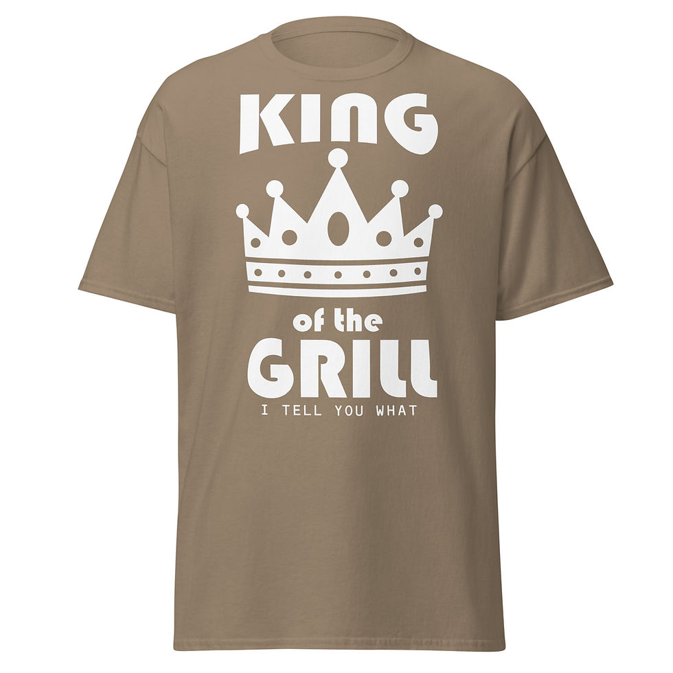 Thumbnail: King of the Grill - Dark colors Unisex classic tee
