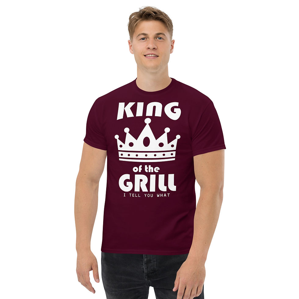 Thumbnail: King of the Grill - Dark colors Unisex classic tee