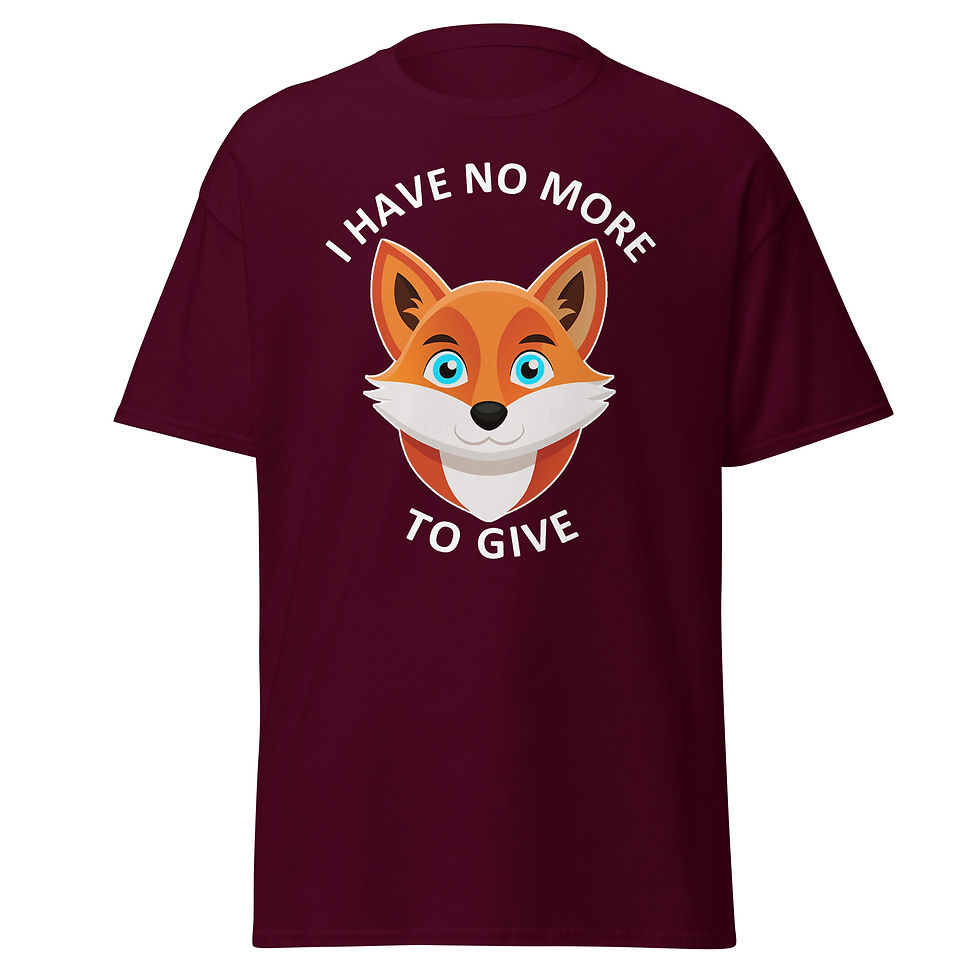 Thumbnail: No More Fox - Dark Colors Unisex classic tee