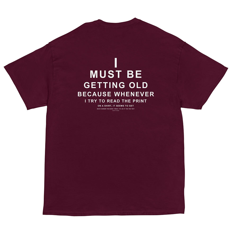 Thumbnail: Eye Test Back Printed Classic tee Dark Colors