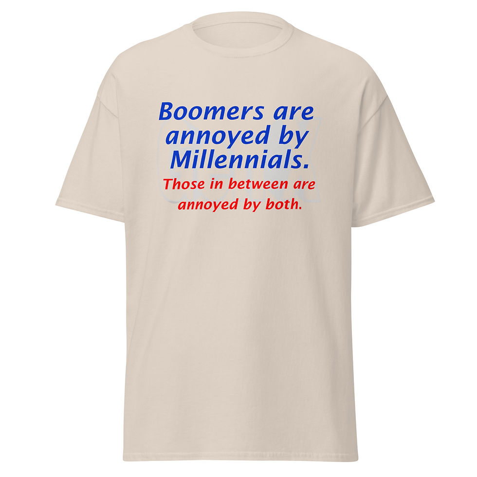 Thumbnail: Gen X Annoyed - Light colored Unisex classic tee