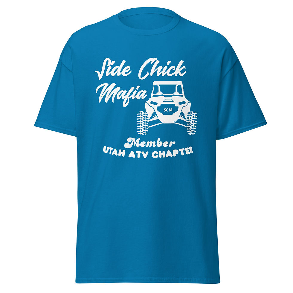 Thumbnail: Side Chick (White) Unisex classic tee
