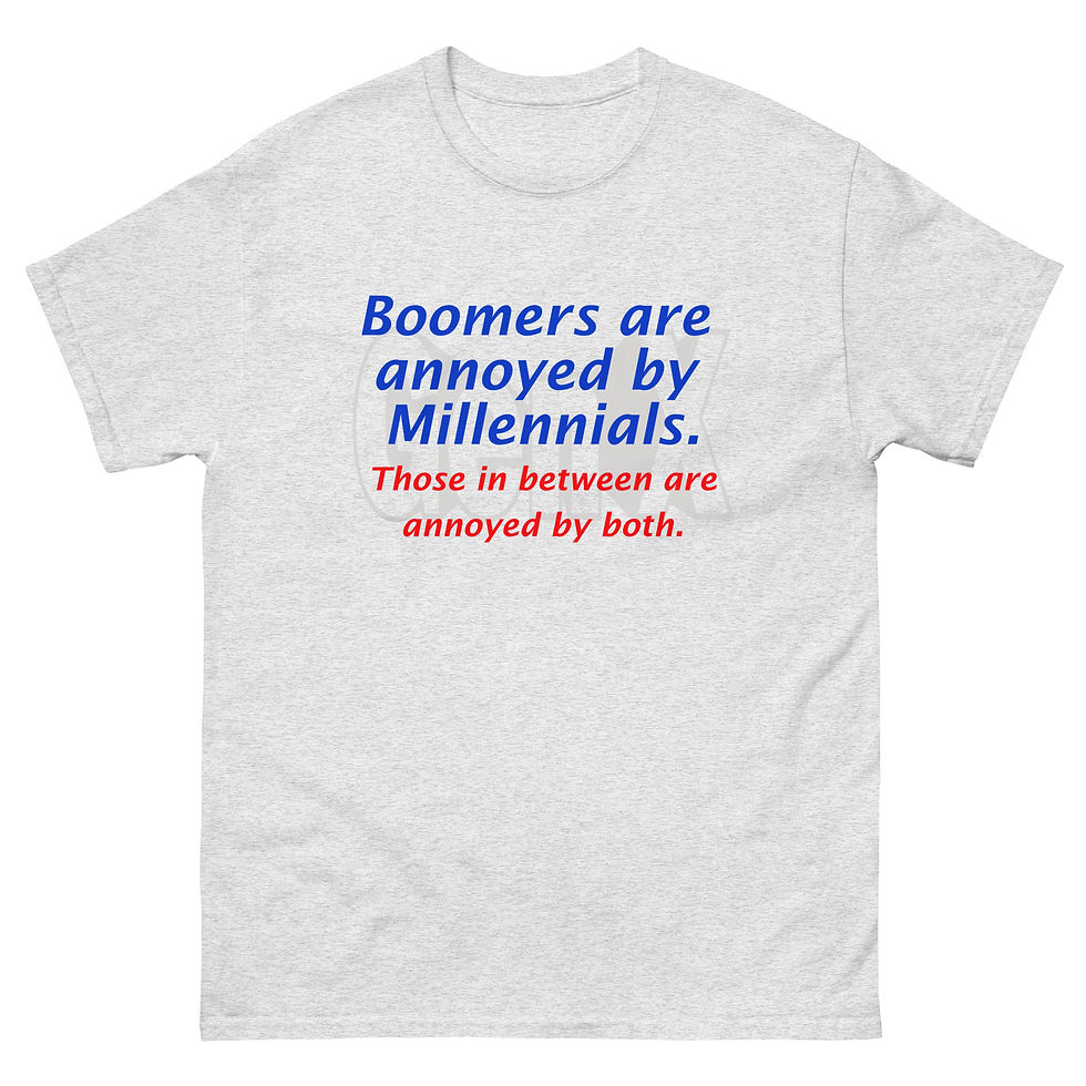 Thumbnail: Gen X Annoyed - Light colored Unisex classic tee