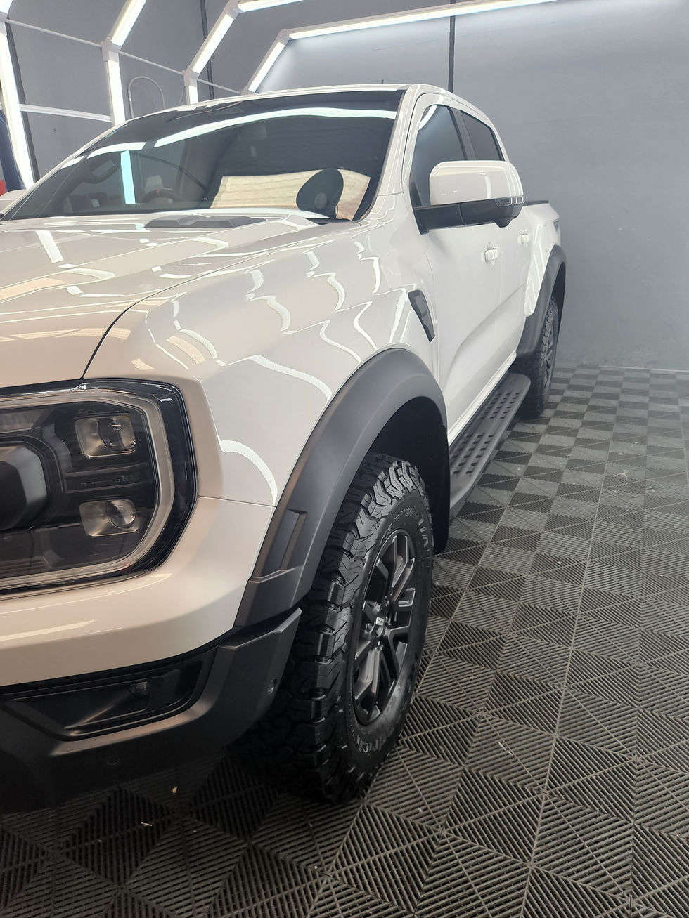 Ford Raptor White PPF 5345