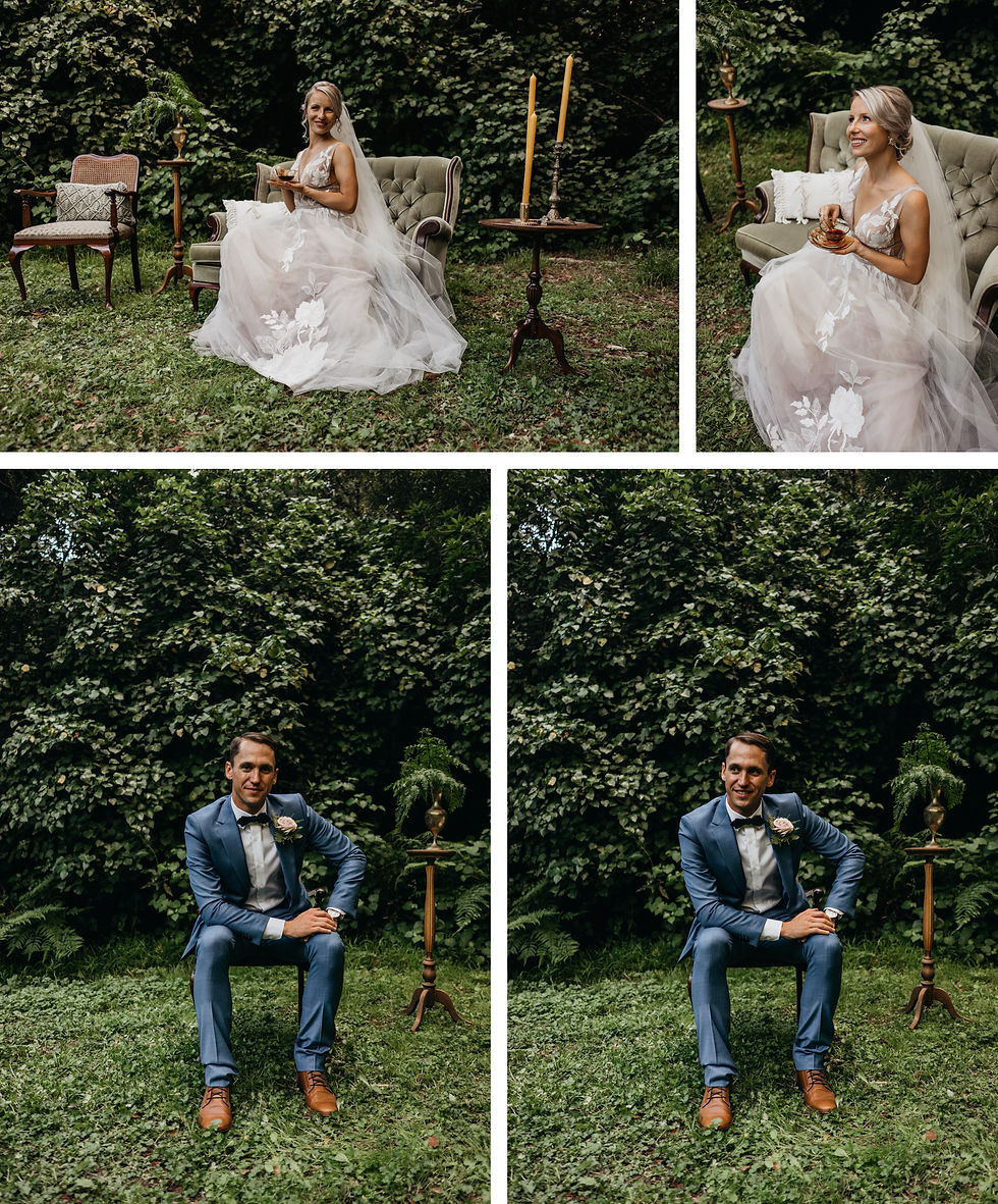 bridal photos at rose & smith, wellington weddin venue