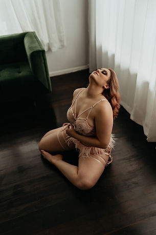 bridal boudoir photoshoot in bunbury with pink lingerie