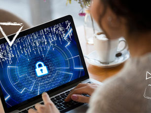 Laptop mit Sicherheitsschloss