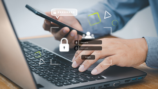 Multi-Faktor-Authentifizierung, der Anmeldeprozess wird dargestellt