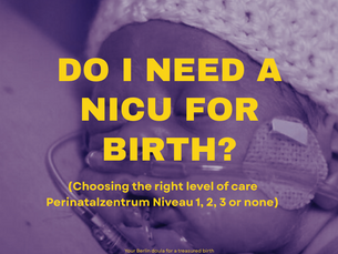Do I need an NICU for birth in Berlin? Hospital Levels Explained (Perinatalzentrum : Levels 1, 2, 3)