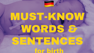 Must-Know German Words & Sentences for Giving Birth in Germany
