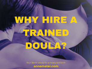 🤝 What's a doula and how does a doula contribute to better birth outcomes?🤝 I am a doula in Berlin
