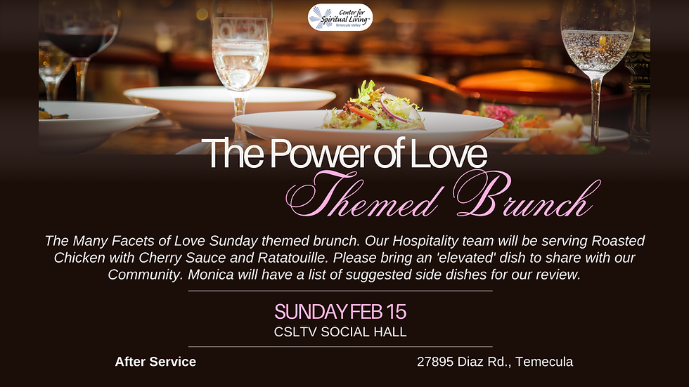 "The Power of Love" Brunch