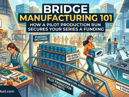 Bridge Manufacturing 101: How a Pilot Production Run Secures Your Series A Funding