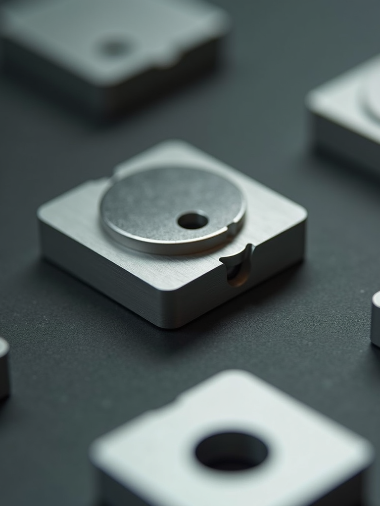A organized row of small-batch machined aluminum components ready for inspection.