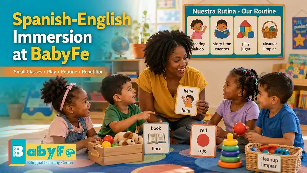 How Spanish-English Immersion at BabyFe Supports Bilingual Education