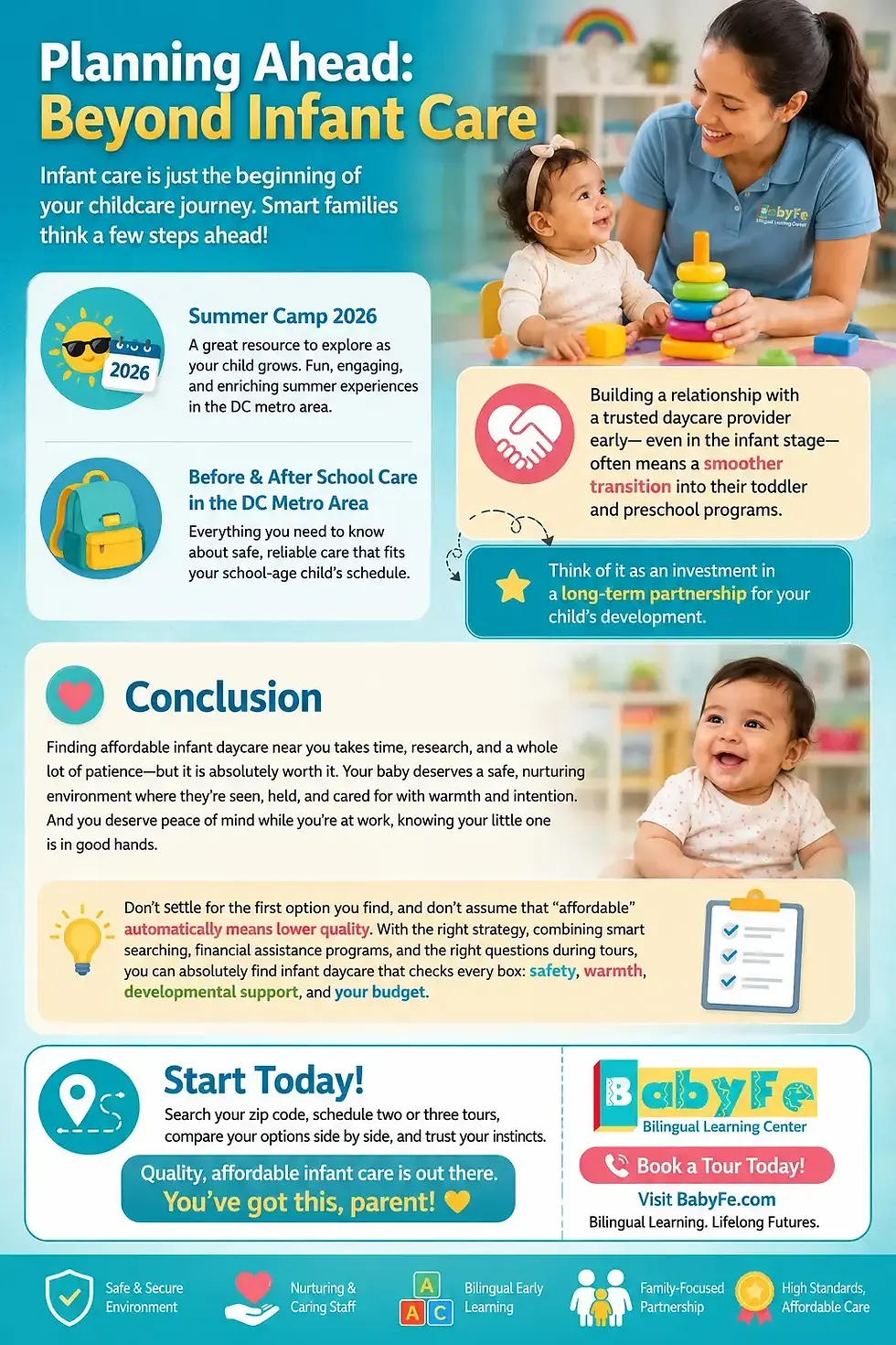 Planning Ahead Beyond Infant Care